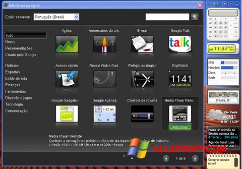 Ekran görüntüsü Google Desktop Windows XP