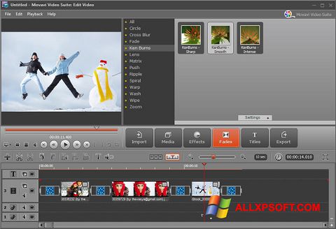 Ekran görüntüsü Movavi Video Suite Windows XP