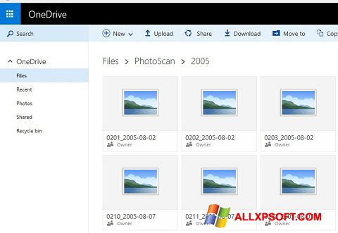 Ekran görüntüsü OneDrive Windows XP