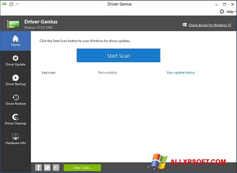 Ekran görüntüsü DriverScanner Windows XP