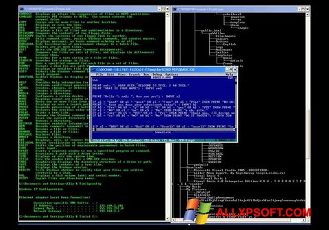 Ekran görüntüsü QBasic Windows XP